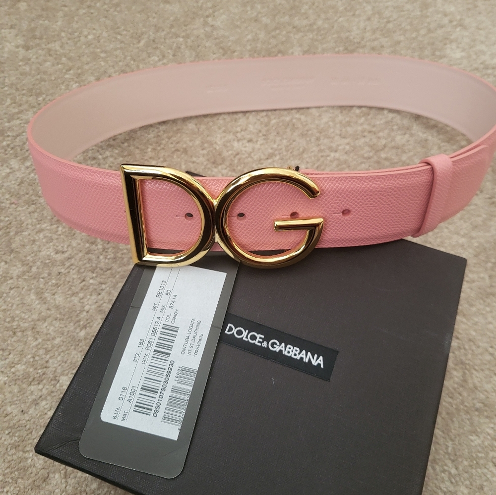 DOLCE & GABBANA - Pink belt- Dauphine